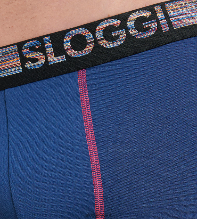 alusvaatteet sloggi go abc natural hipsterihousut sininen - tumma yhdistelmä miehet 6662BV903