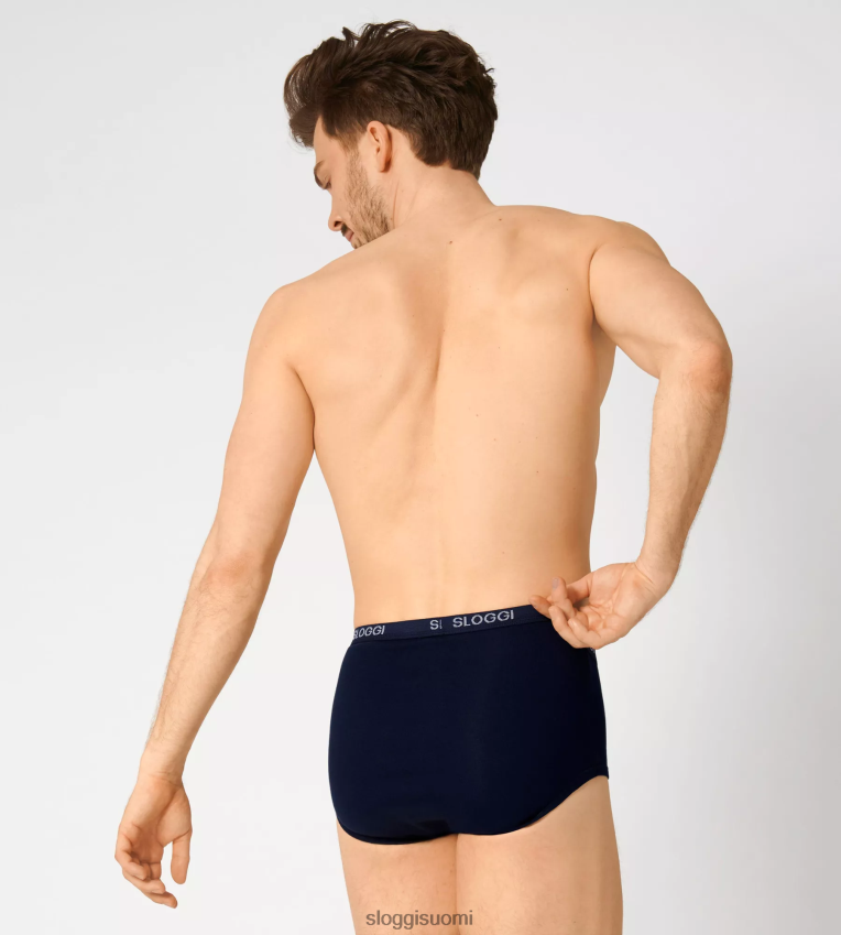alusvaatteet sloggi perus maxi-housut yön sininen miehet 6662BV809