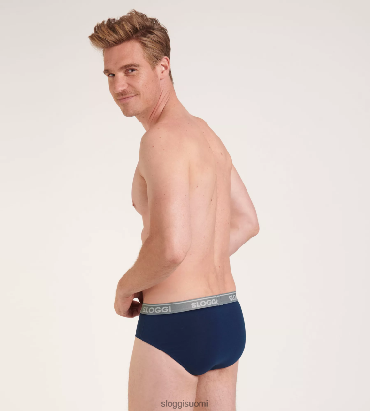 alusvaatteet sloggi go abc midi shortsit sininen musta miehet 6662BV803