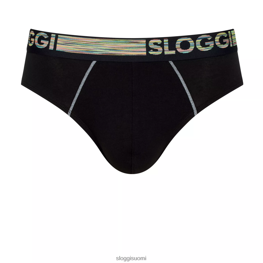 alusvaatteet sloggi go abc natural midi-housut musta miehet 6662BV798