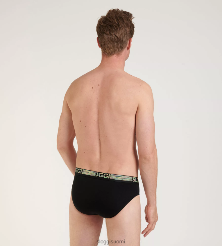 alusvaatteet sloggi go abc natural midi-housut musta miehet 6662BV798