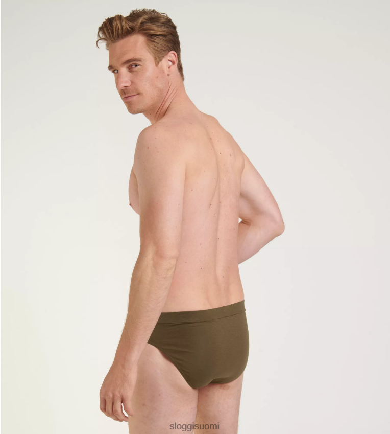 alusvaatteet sloggi mene luonnollisiin midi-housuihin ruskea - tumma yhdistelmä miehet 6662BV811