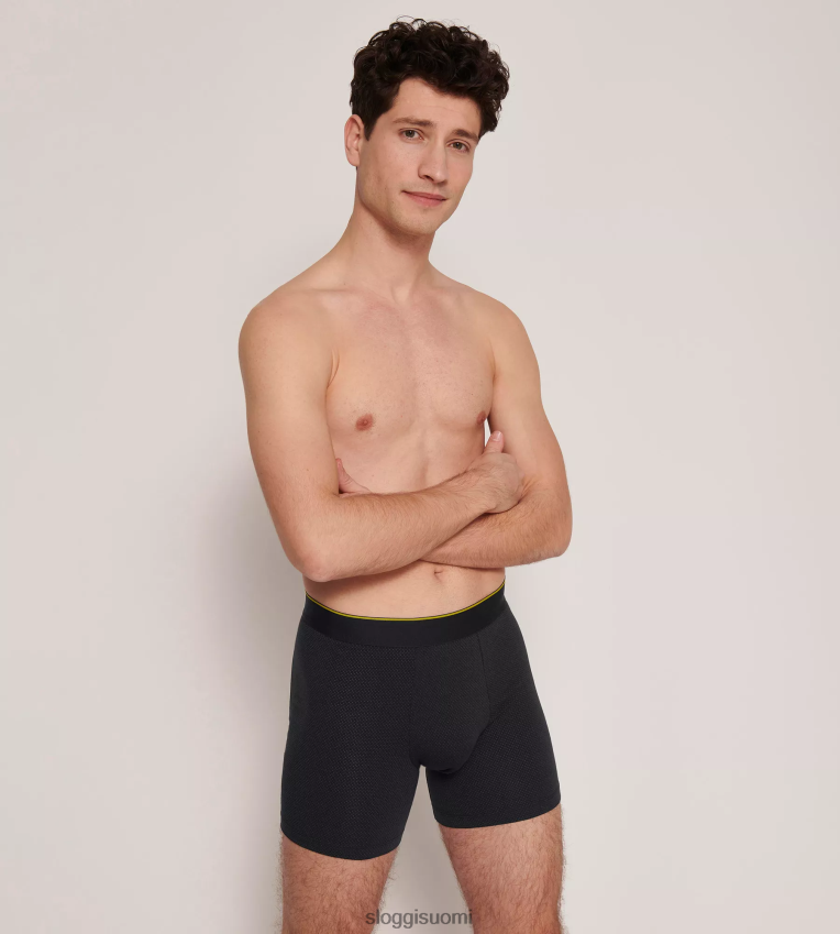 alusvaatteet sloggi aina ilmavat shortsit musta miehet 6662BV898