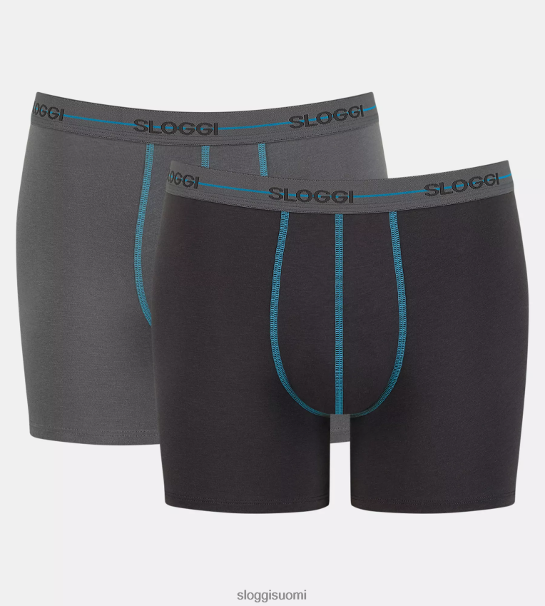 alusvaatteet sloggi aloitusshortsit ruskea - vaalea yhdistelmä miehet 6662BV742