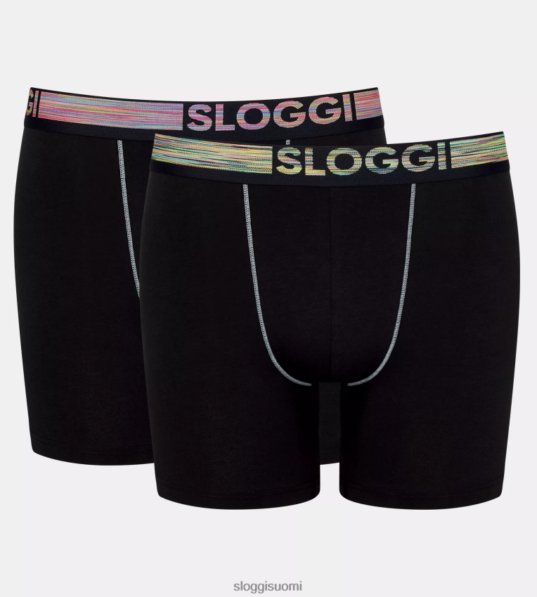 alusvaatteet sloggi go abc natural shortsit musta miehet 6662BV908
