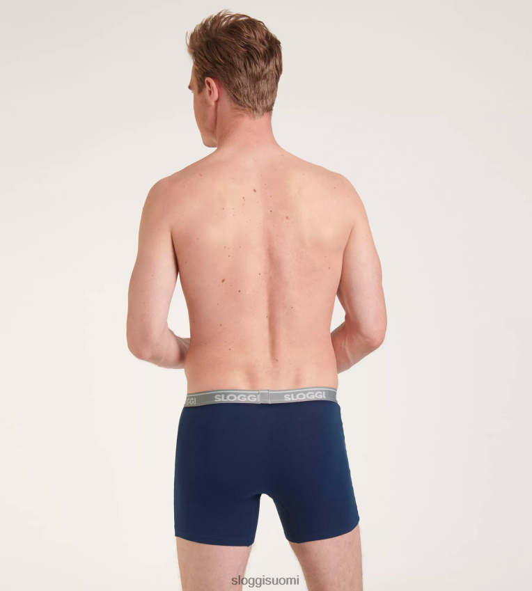 alusvaatteet sloggi mene abc shortsit sininen musta miehet 6662BV907