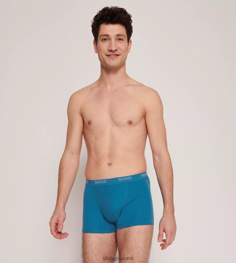 alusvaatteet sloggi perus shortsit mykonos sininen miehet 6662BV852