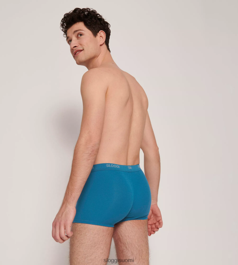 alusvaatteet sloggi perus shortsit mykonos sininen miehet 6662BV852