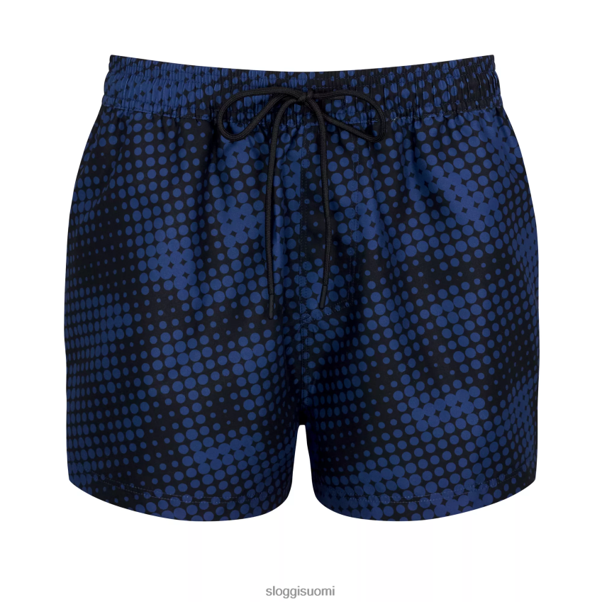 uimapuvut sloggi shore piikit puffer uimashortsit musta yhdistelmä miehet 6662BV845