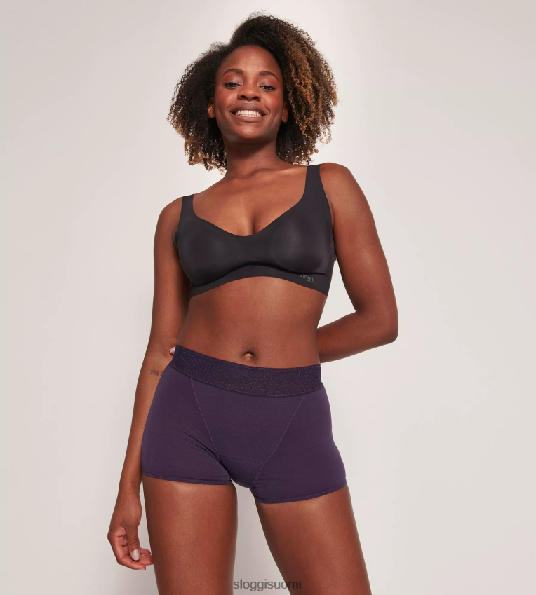 housut | sloggi aikakauden housut aikakauden lyhyet housut mustikka naiset 6662BV336