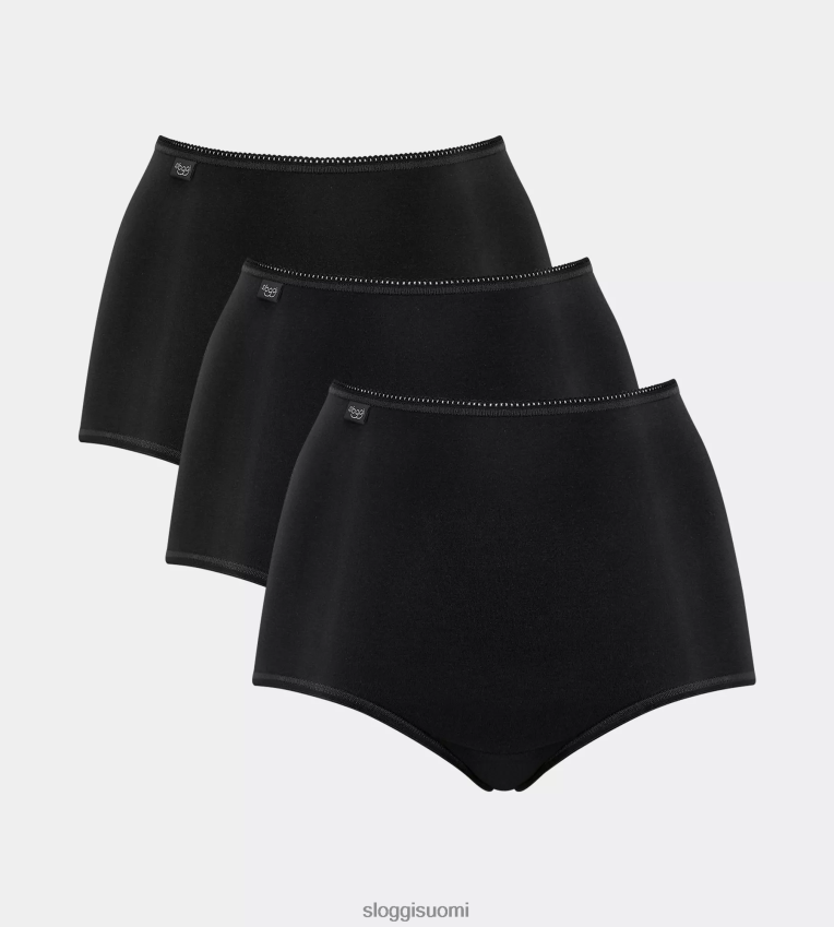 housut | sloggi 24/7 mikrokuituiset maksihousut musta naiset 6662BV174