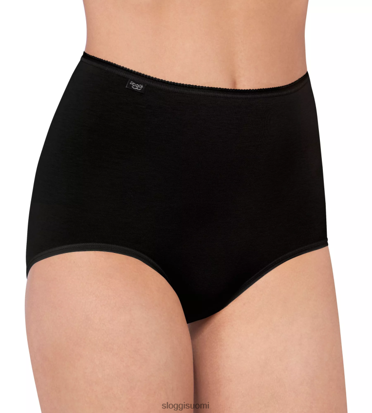 housut | sloggi 24/7 puuvillaiset maksihousut musta naiset 6662BV380