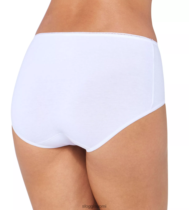 housut | sloggi 24/7 puuvillaiset midi-housut valkoinen naiset 6662BV609