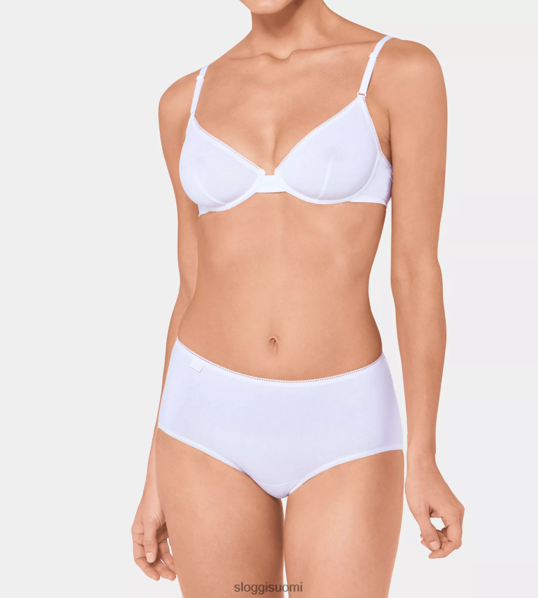 housut | sloggi 24/7 puuvillaiset midi-housut valkoinen naiset 6662BV609