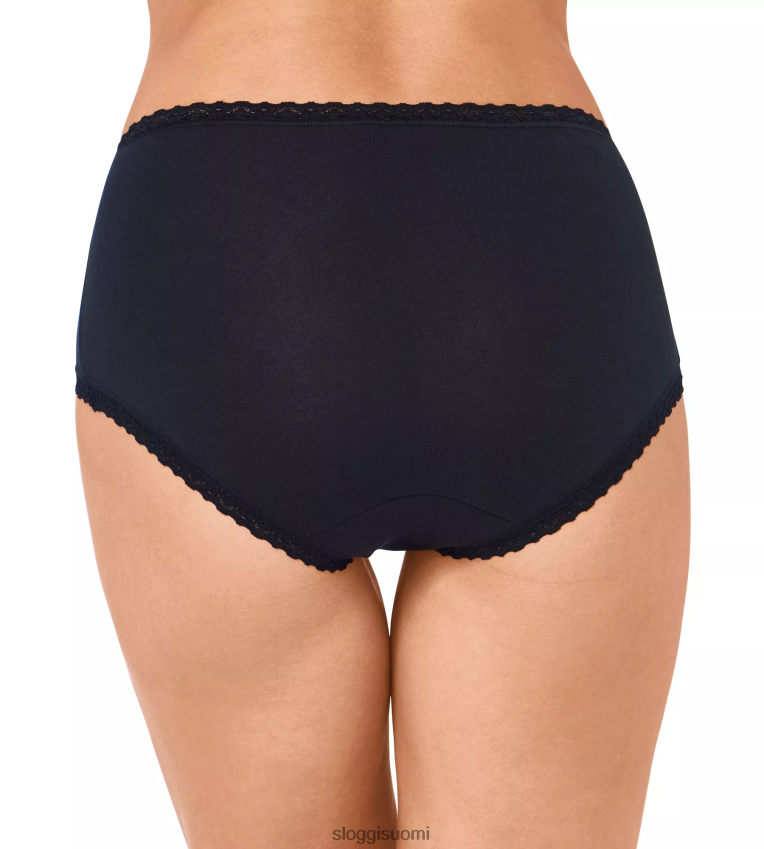 housut | sloggi 24/7 puuvillapitsiset midi-housut musta naiset 6662BV486