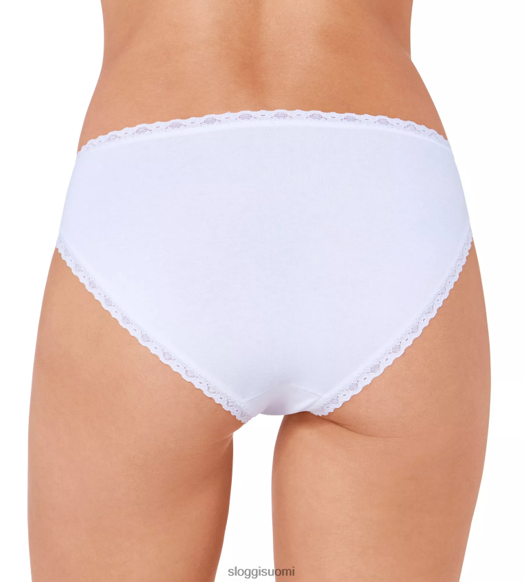 housut | sloggi 24/7 puuvillapitsiset tai -housut valkoinen naiset 6662BV356