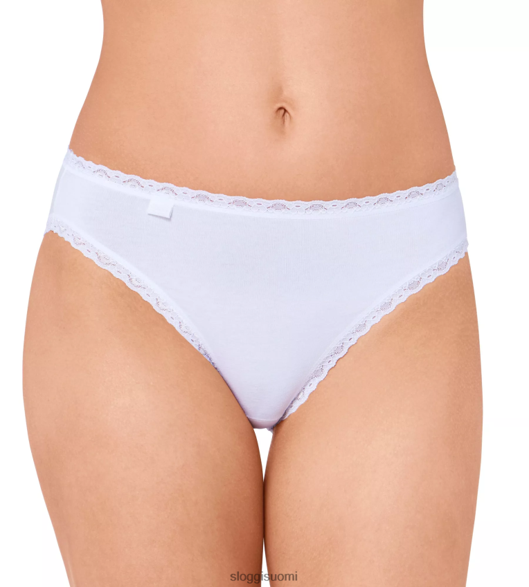 housut | sloggi 24/7 puuvillapitsiset tai -housut valkoinen naiset 6662BV538