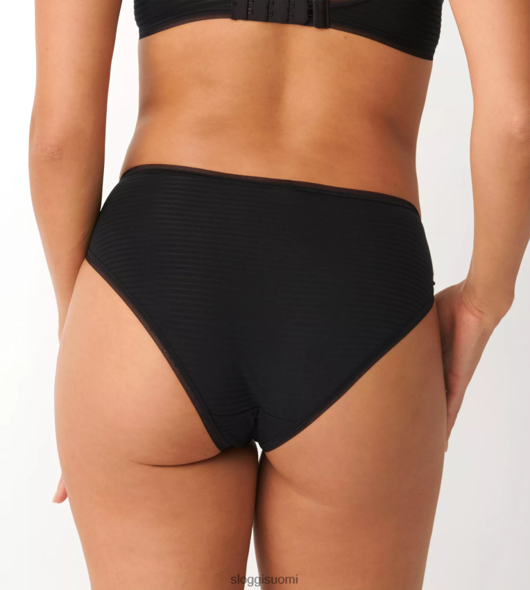 housut | sloggi aina tuoreita tai-housuja musta naiset 6662BV647