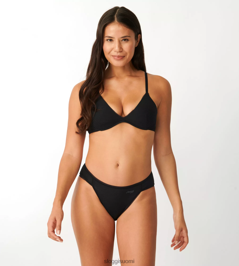 housut | sloggi aina tuoreita tai-housuja musta naiset 6662BV647