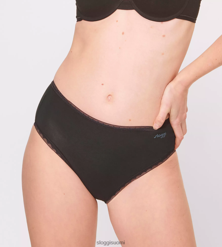 housut | sloggi käytä korkeavyötäröisiä housuja musta naiset 6662BV107