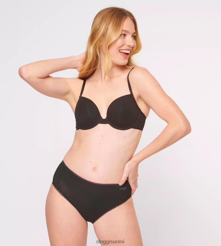 housut | sloggi käytä korkeavyötäröisiä housuja musta naiset 6662BV107