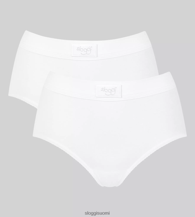 housut | sloggi kaksinkertaiset mukavat maksihousut valkoinen naiset 6662BV312