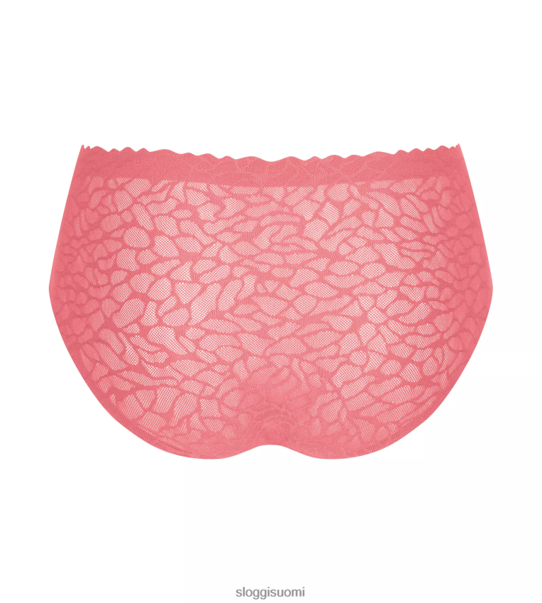 housut | sloggi nollatuntuiset pitsiset korkeavyötäröiset housut Aavikkoruusu naiset 6662BV347