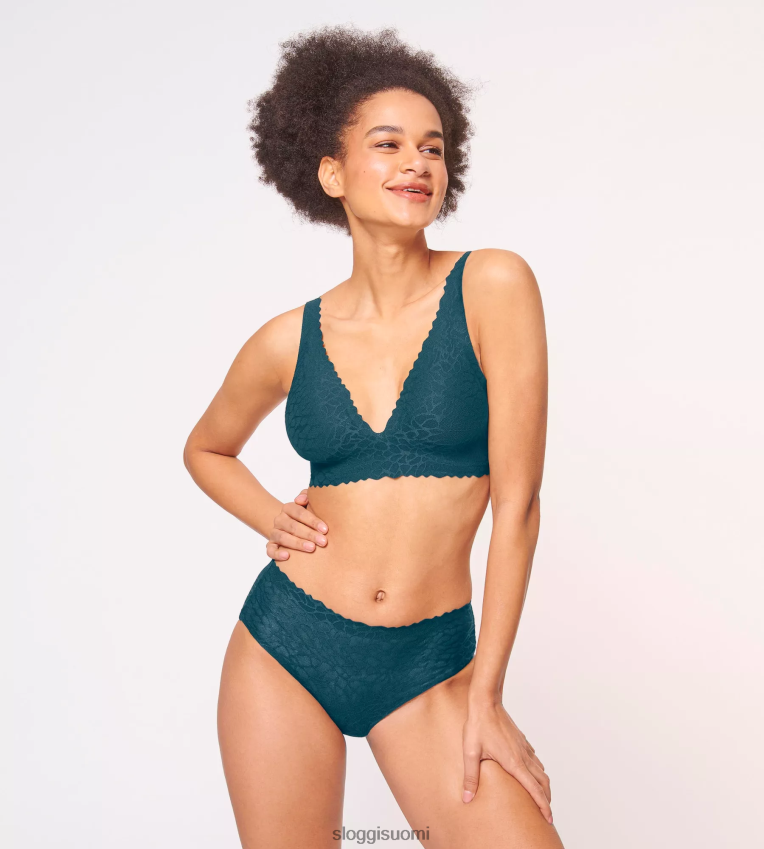 housut | sloggi nollatuntuiset pitsiset korkeavyötäröiset housut eebenpuun ruskea naiset 6662BV662