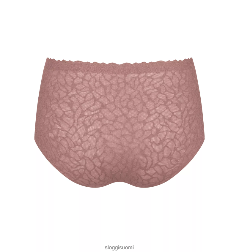 housut | sloggi nollatuntuiset pitsiset korkeavyötäröiset housut kaakao naiset 6662BV586