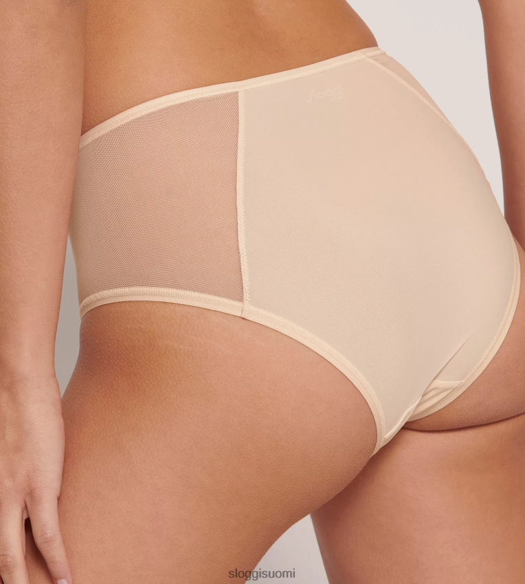 housut | sloggi pehmeät, korkeavyötäröiset housut luonto (076) naiset 6662BV101