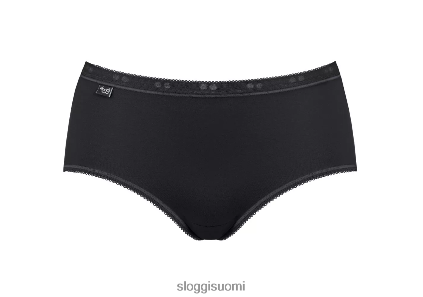 housut | sloggi perus+ midi-housut musta naiset 6662BV479