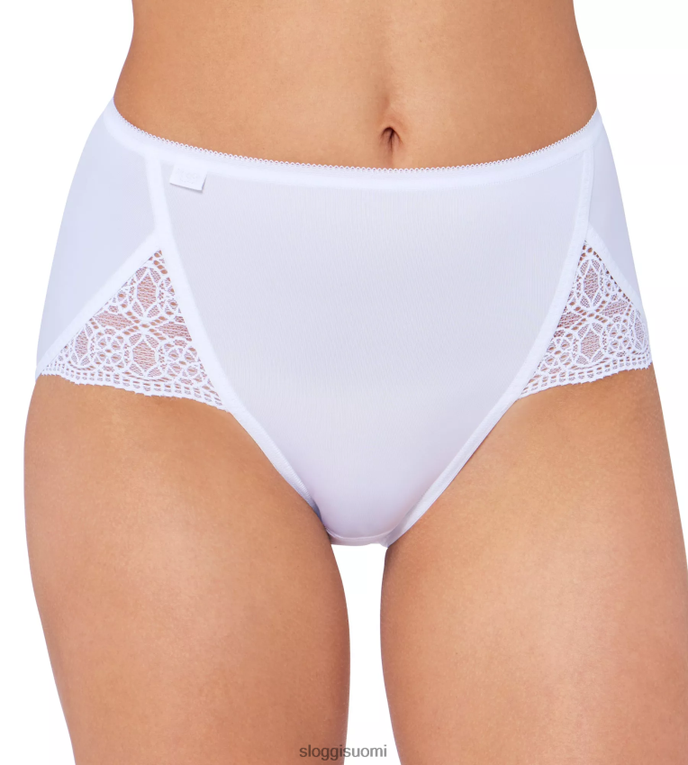 housut | sloggi pure sense luxe maxi -housut valkoinen naiset 6662BV363