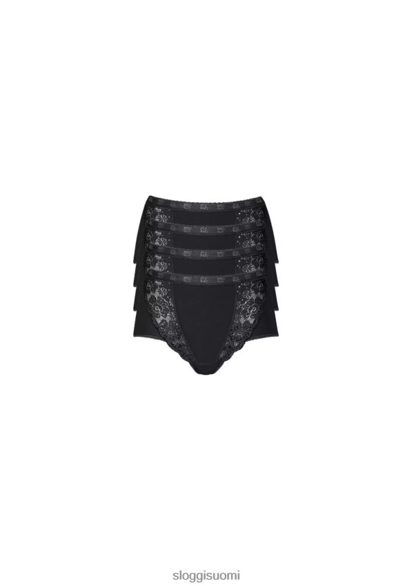 housut | sloggi tyylikkäät maxihousut musta naiset 6662BV414