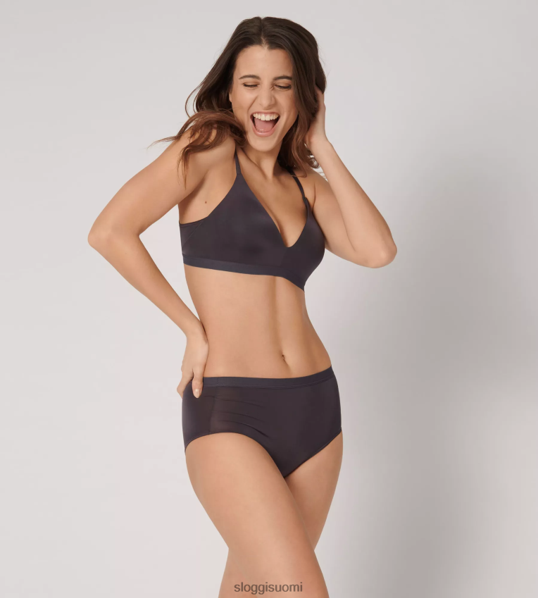 housut | sloggi wow mukavat korkeavyötäröiset housut mauvan harmaa naiset 6662BV520