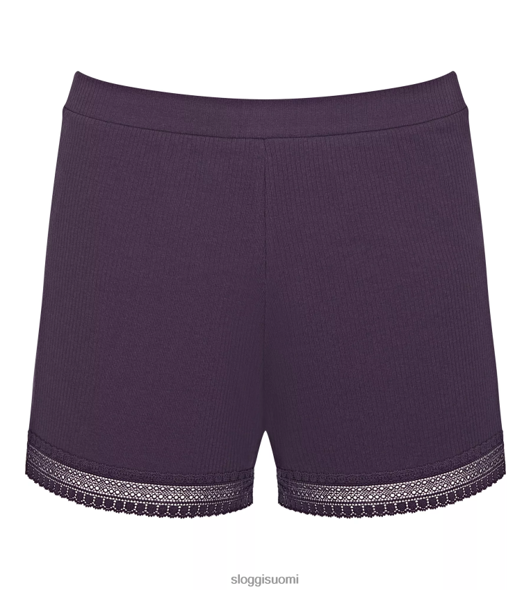 loungevaatteet | sloggi mene resorishortsit mustikka naiset 6662BV204