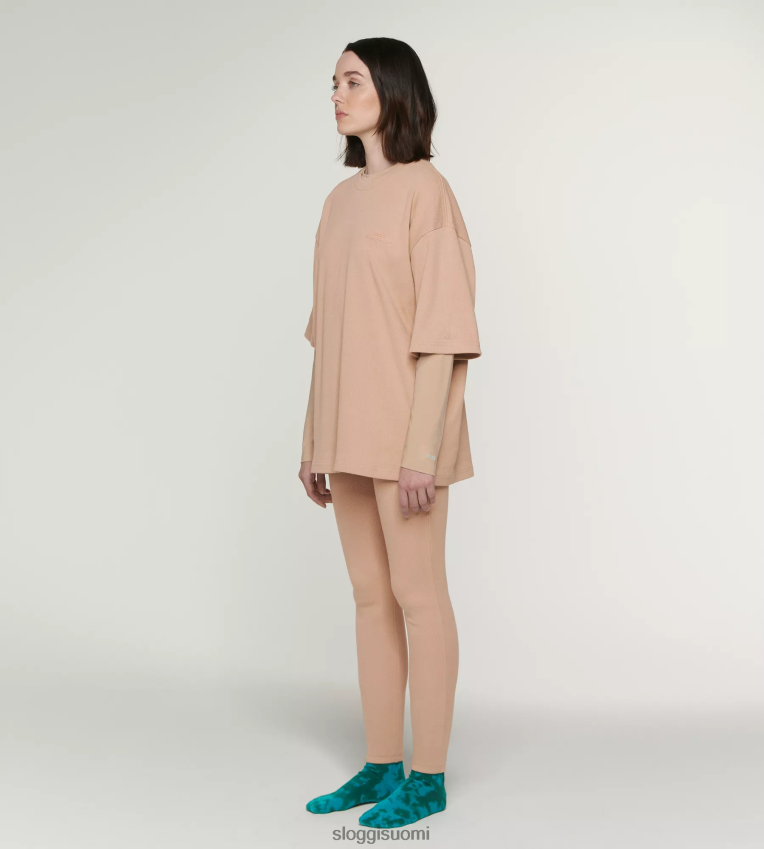 loungevaatteet | 032C X sloggi pitkähihainen toppi uusi beige naiset 6662BV555