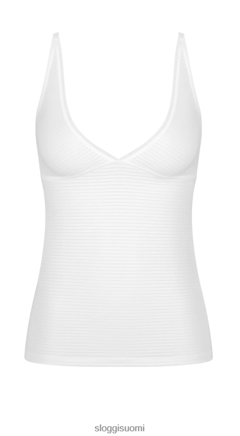 loungevaatteet | sloggi aina tuore toppi valkoinen naiset 6662BV536