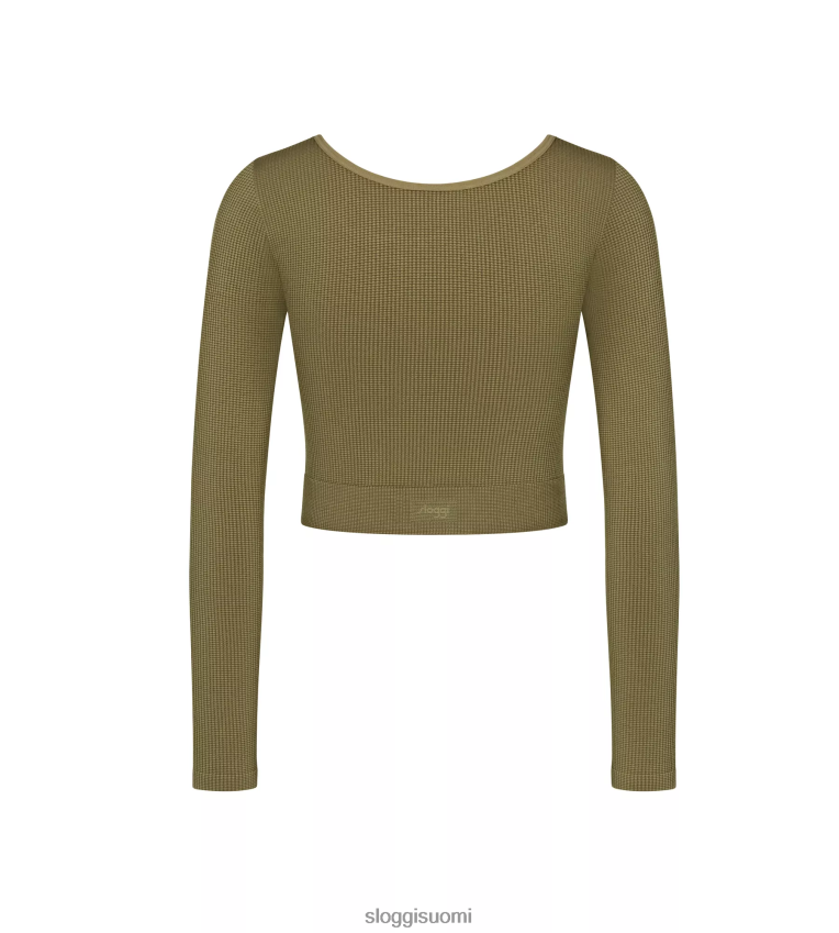 loungevaatteet | sloggi koskaan infused cbd pitkähihainen toppi martini oliivi naiset 6662BV461