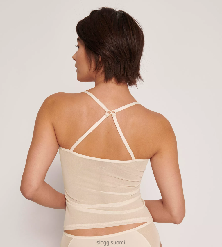 loungevaatteet | sloggi pehmeä adaptoitu toppi, jossa spagettiolkaimet luonto (076) naiset 6662BV168