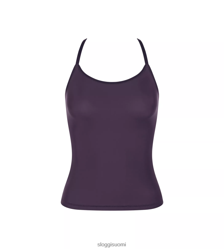 loungevaatteet | sloggi pehmeä adaptoitu toppi, jossa spagettiolkaimet mustikka naiset 6662BV438