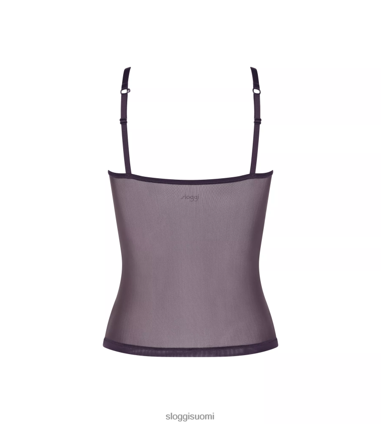 loungevaatteet | sloggi pehmeä adaptoitu toppi, jossa spagettiolkaimet mustikka naiset 6662BV438