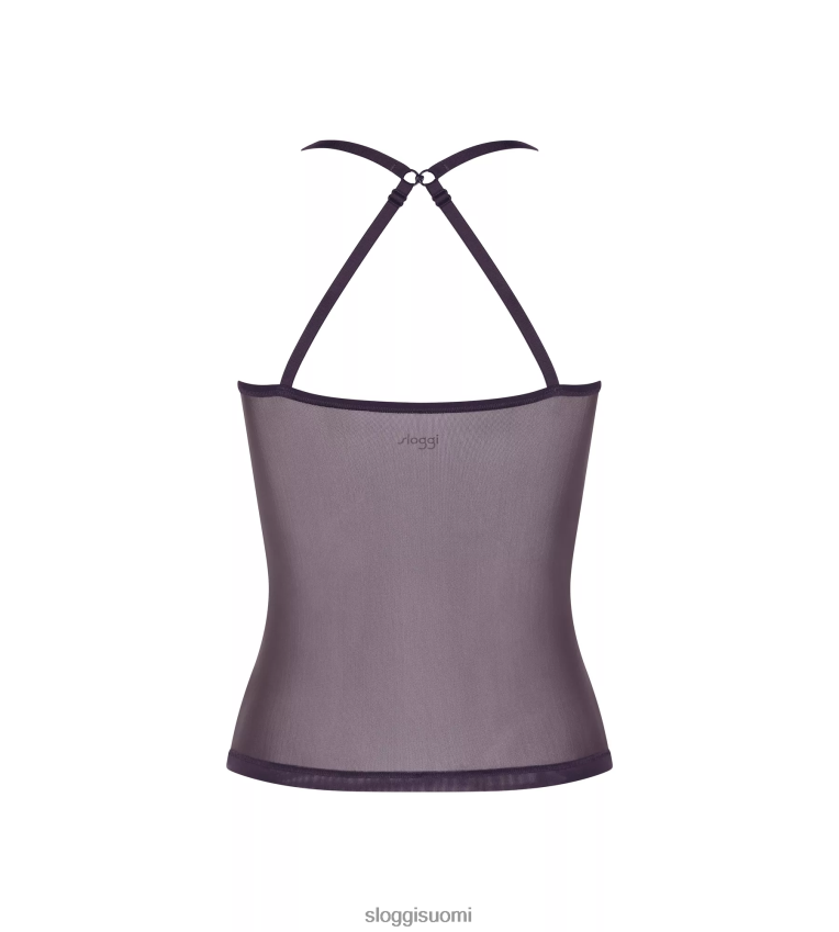 loungevaatteet | sloggi pehmeä adaptoitu toppi, jossa spagettiolkaimet mustikka naiset 6662BV438