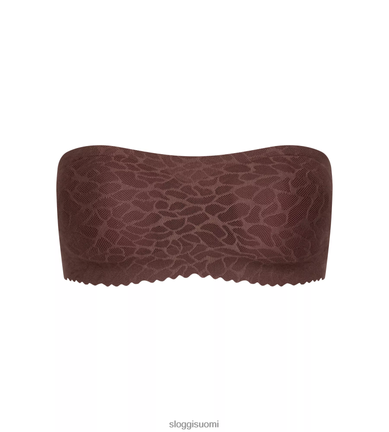 rintaliivit | sloggi nollatuntuiset pitsiset bandeau-rintaliivit eebenpuun ruskea naiset 6662BV676