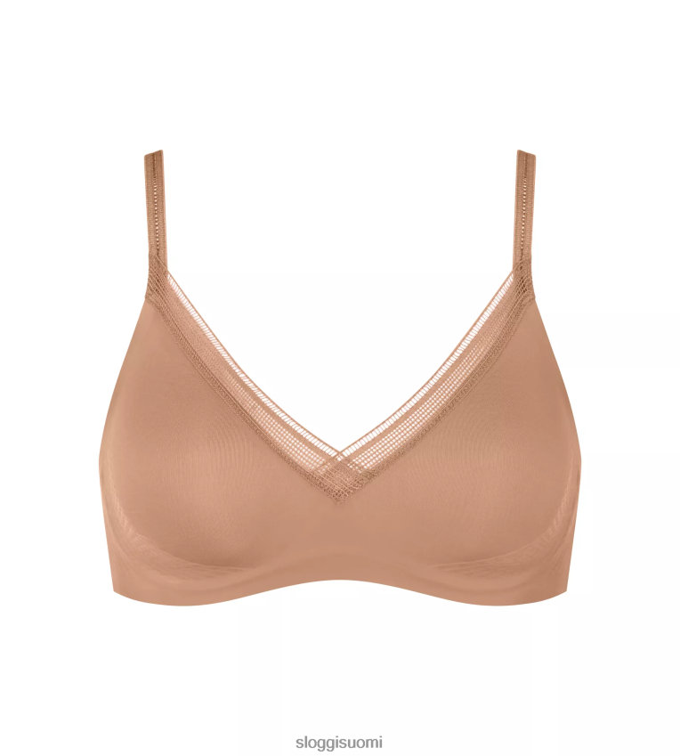 rintaliivit | sloggi body adapt twist bralette nostalginen ruskea naiset 6662BV519