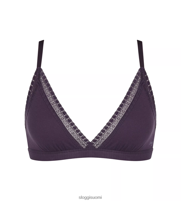 rintaliivit | sloggi mene ribbed bralette mustikka naiset 6662BV266