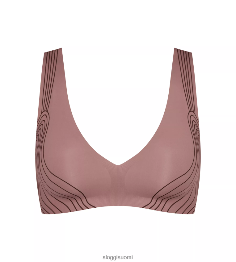 rintaliivit | sloggi nollatuntuinen bralette kaakao naiset 6662BV477