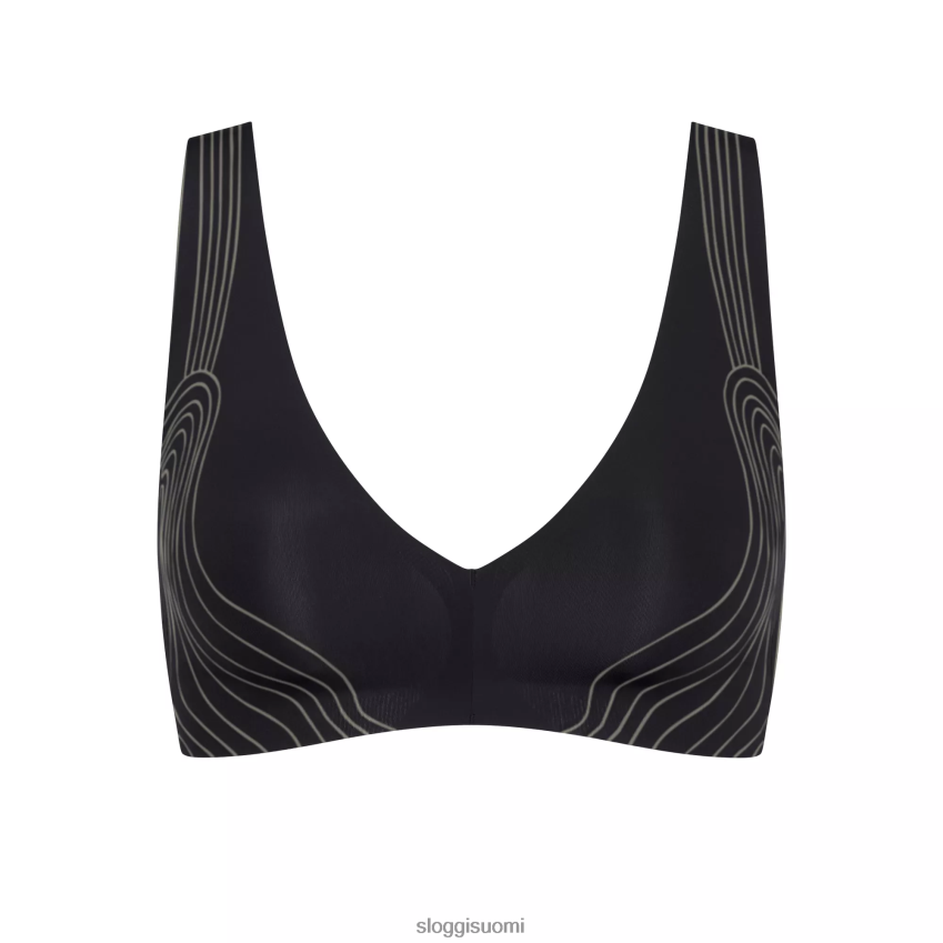 rintaliivit | sloggi nollatuntuinen bralette musta naiset 6662BV219