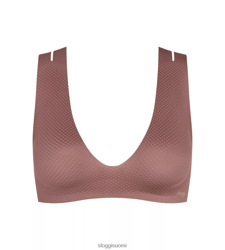 rintaliivit | sloggi zero feel flow bralette kaakao naiset 6662BV513