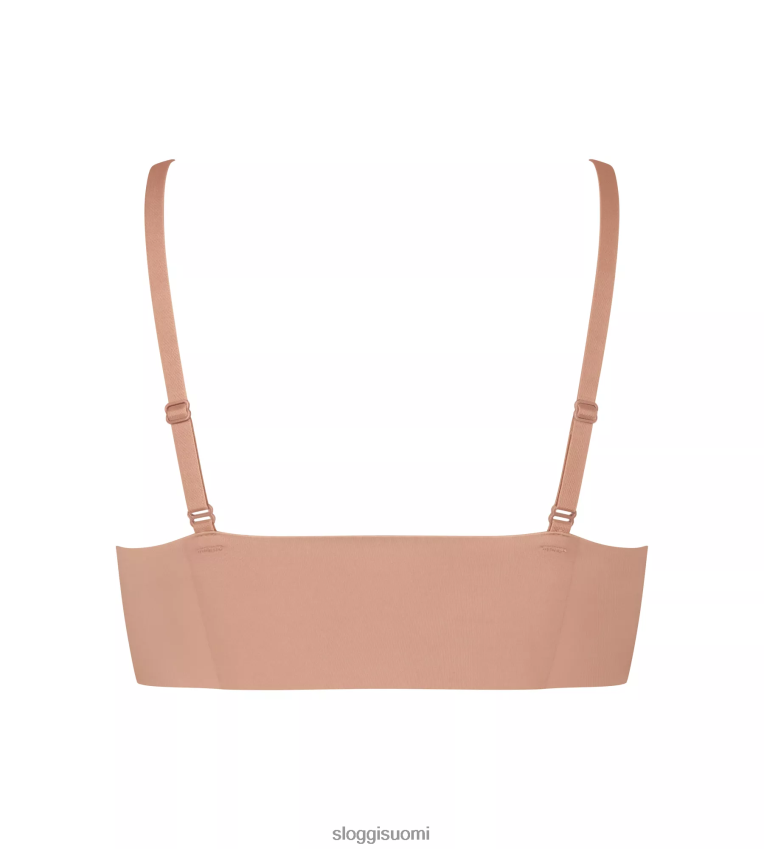 rintaliivit | sloggi zero microfibre 2.0 bralette cameo ruskea naiset 6662BV458