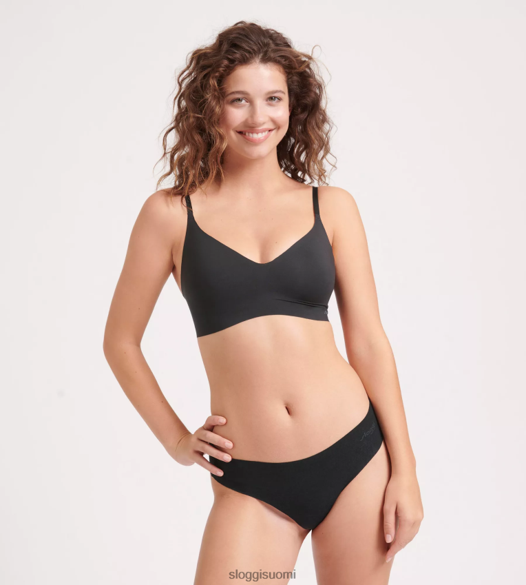 rintaliivit | sloggi zero microfibre 2.0 bralette musta naiset 6662BV331